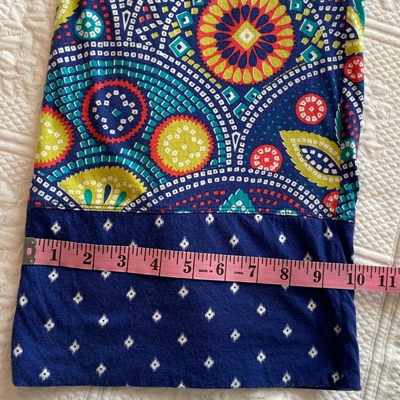 Anthropologie Eloise Boho Print PJ/Lounge Pants Drawstring Pockets Wide Leg Blue - Picture 13 of 13